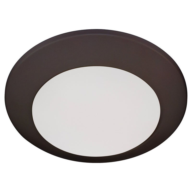 Quorum 906-6-86 LED Disk, Oiled Bronze