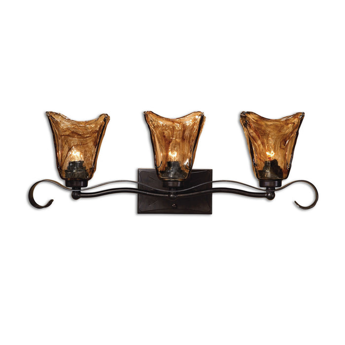 Uttermost 22801 Three Light Vanity Strip, Oil Rubbed Bronze