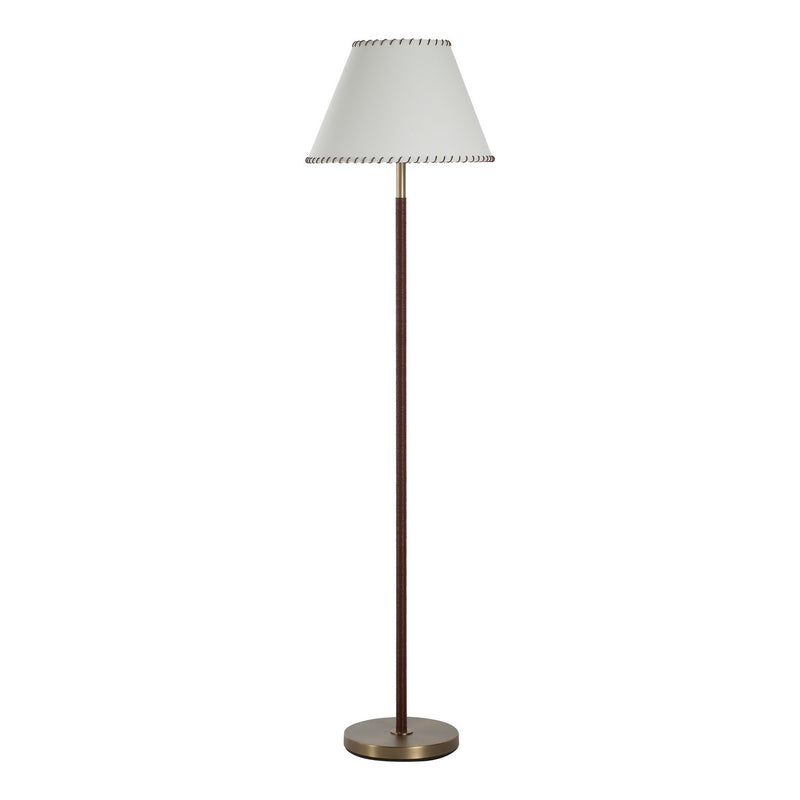 Renwil LPF3184 Floor Lamp, Dark Antique Brushed Brass