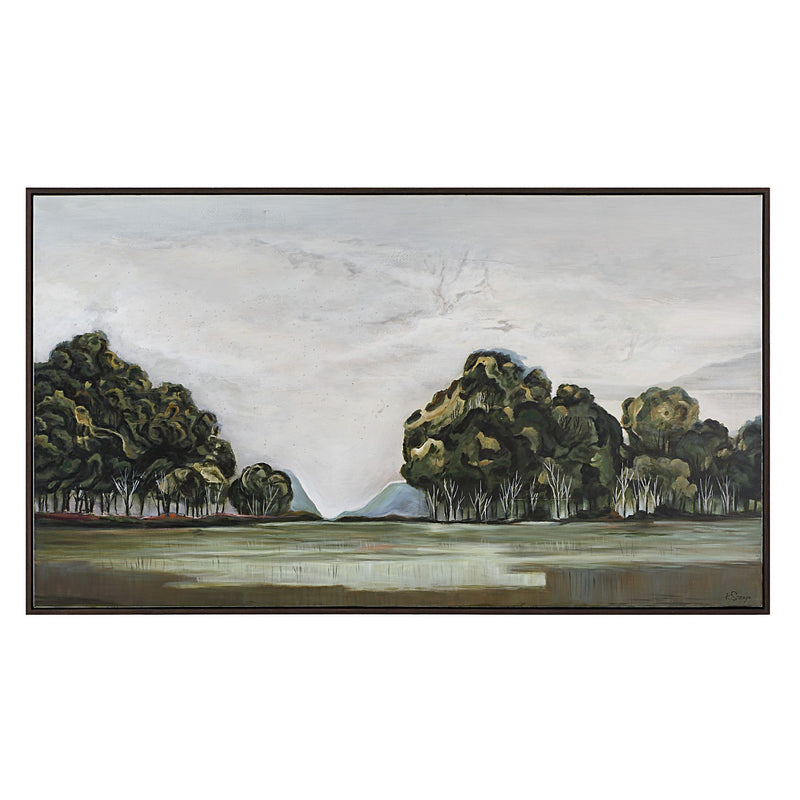 Renwil OL2180 Canvas Art, Dark Brown