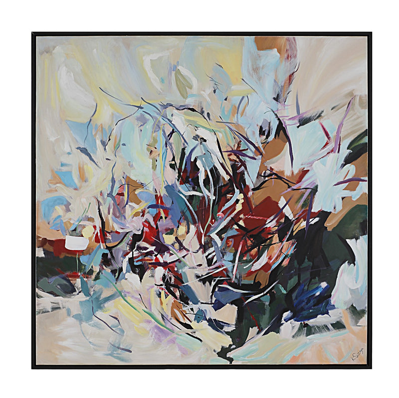 Renwil OL2181 Canvas Art, Painted Matte Black