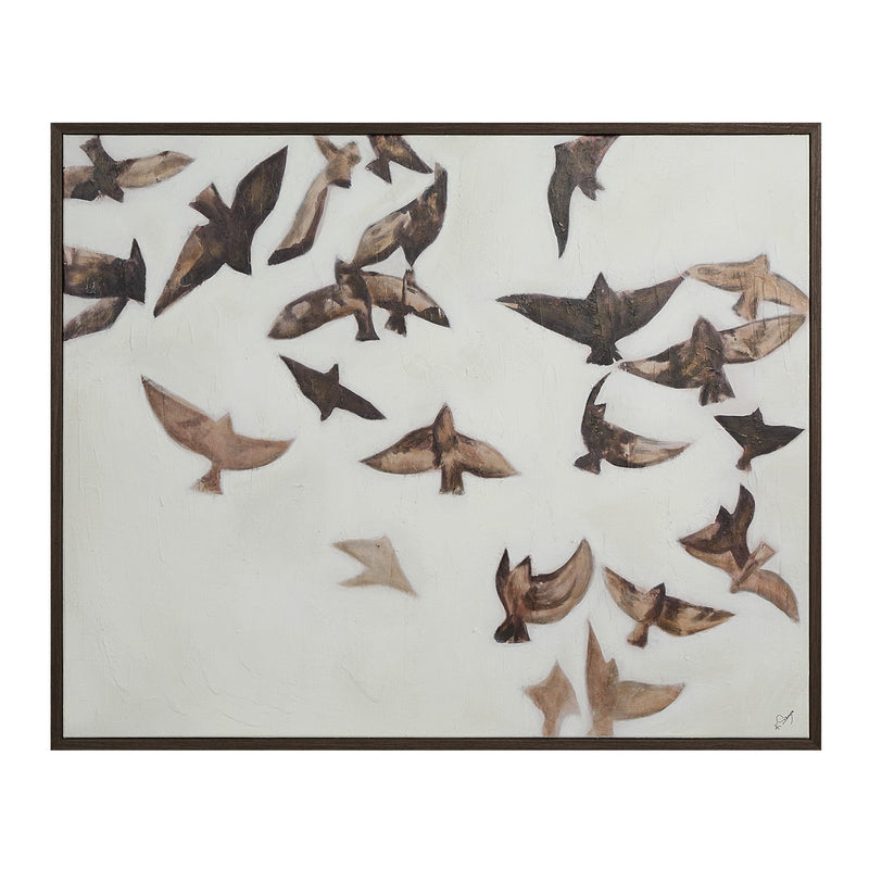 Renwil OL2183 Canvas Art, Dark Brown