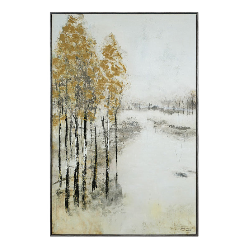 Renwil OL2205 Canvas Art, Grey Wood