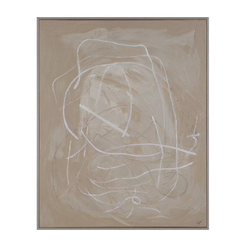 Renwil OL2243 Canvas Art, Light Walnut