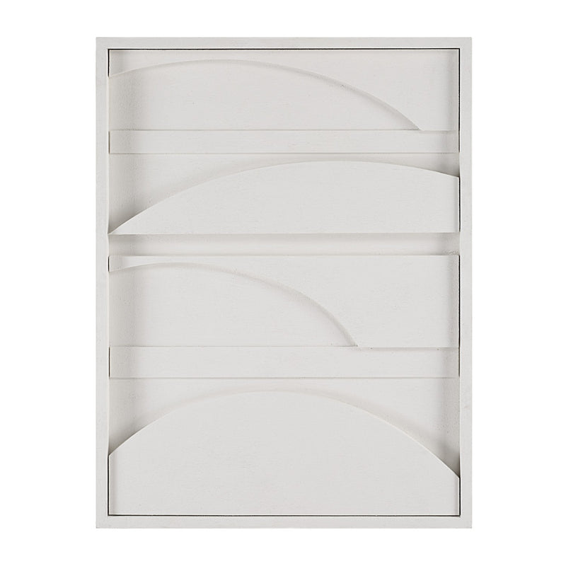 Renwil W6749 Wall Decor, Painted Matte White