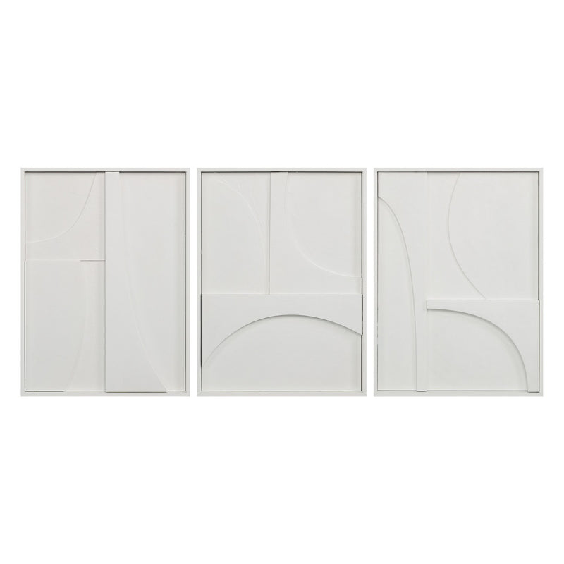 Renwil W6756 Wall Decor, Painted Matte White