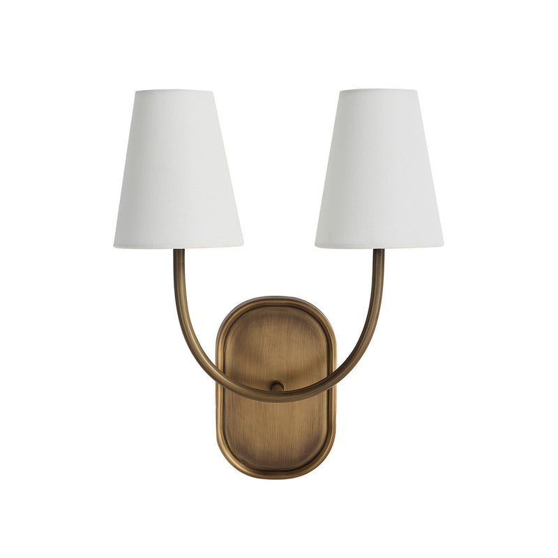 Renwil WS156 Wall Sconce, Plated Dark Antique Brushed Brass