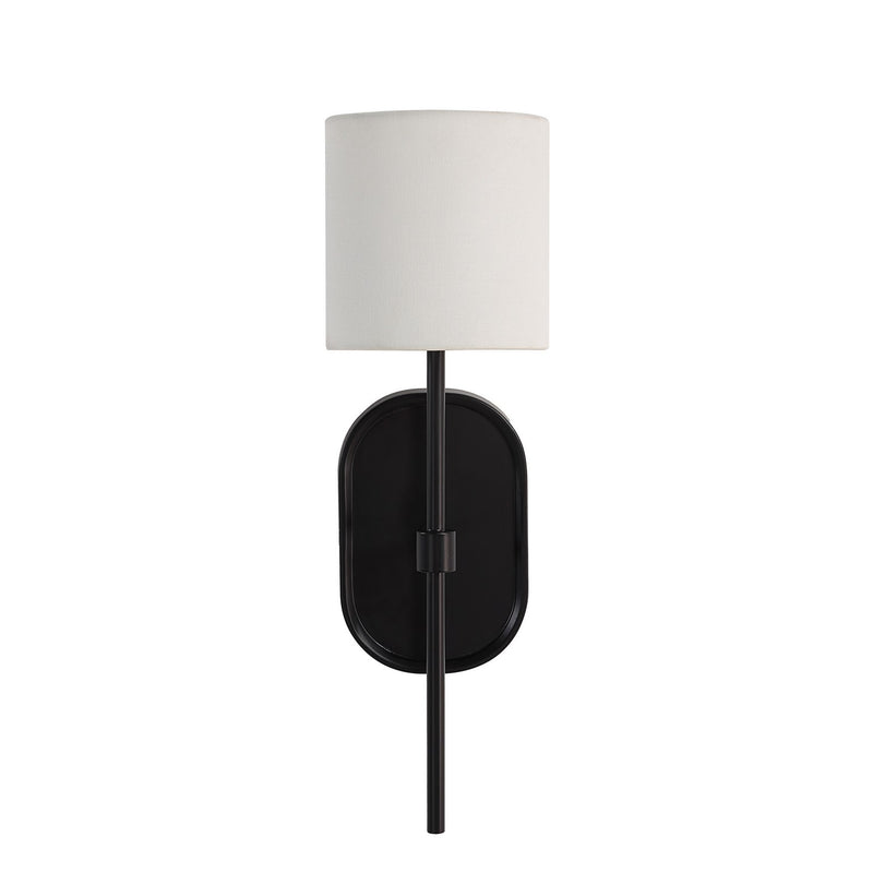 Renwil WS159 Wall Sconce, Powder Coated Matte Black