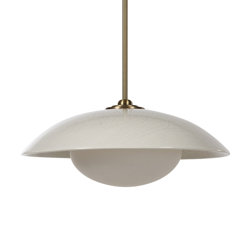 Renwil LPC4500 Ceiling Fixture, Off-White Crackle