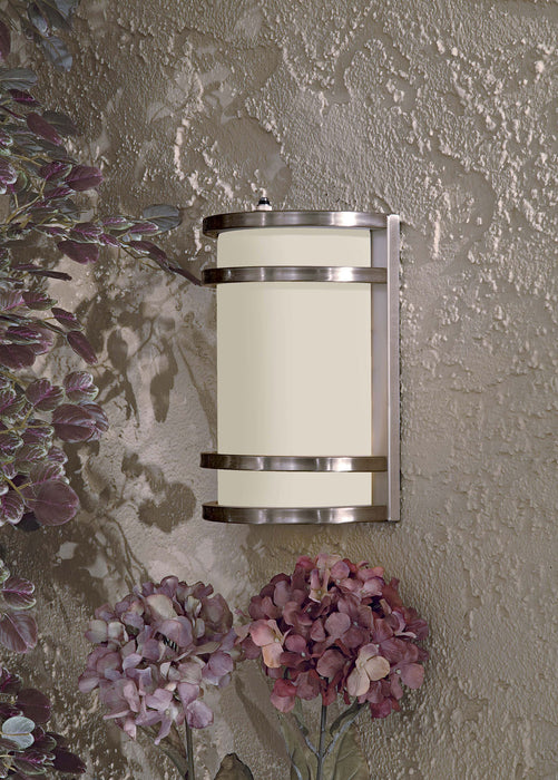 Minka-Lavery 9801-144 One Light Pocket Lantern, Brushed Stainless Steel