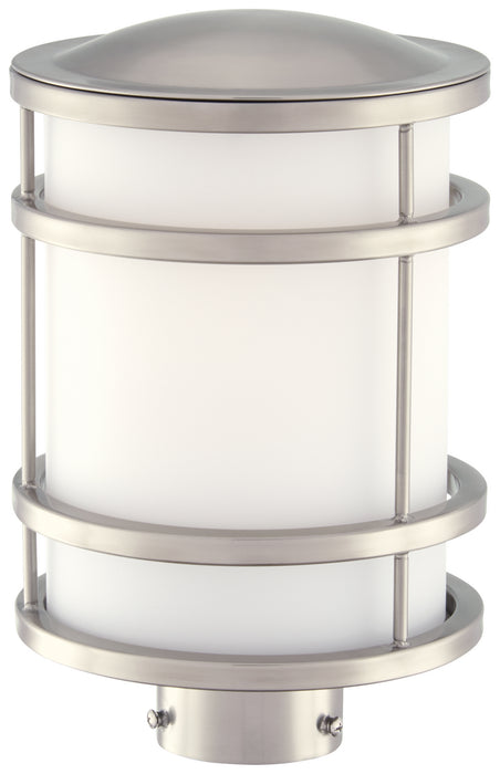 Minka-Lavery 9806-144 One Light Post Mount, Brushed Stainless Steel