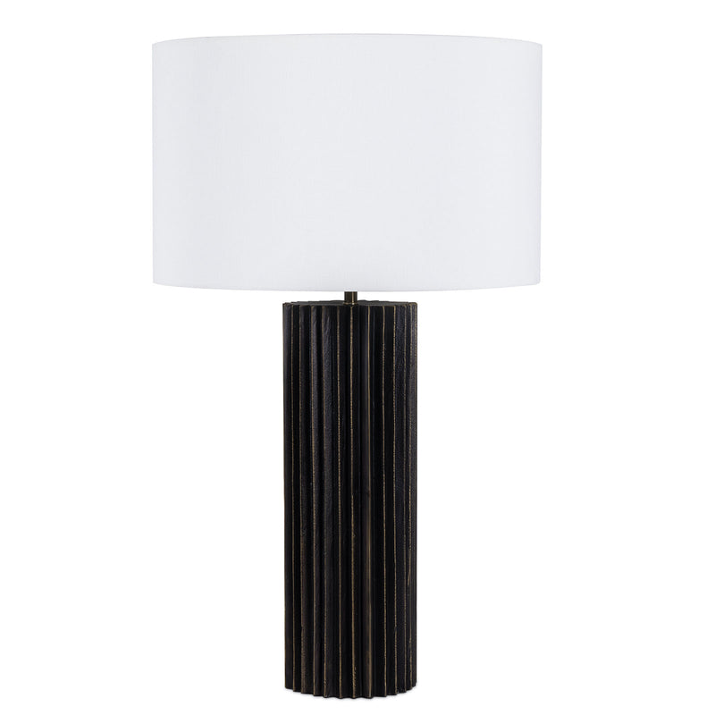 Regina Andrew 13-1687 One Light Table Lamp, Blacken Zinc