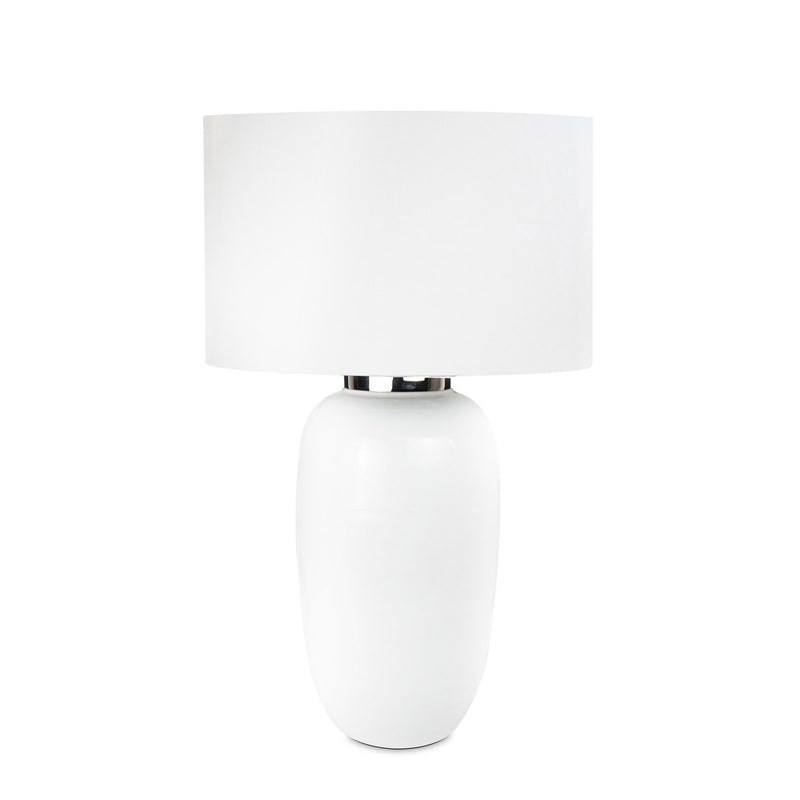 Regina Andrew 13-1705WT One Light Table Lamp, White