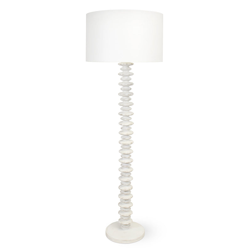 Regina Andrew 14-1020WT One Light Floor Lamp, White