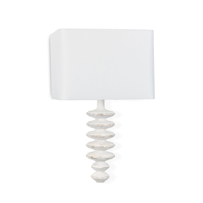 Regina Andrew 15-1051WT One Light Wall Sconce, White