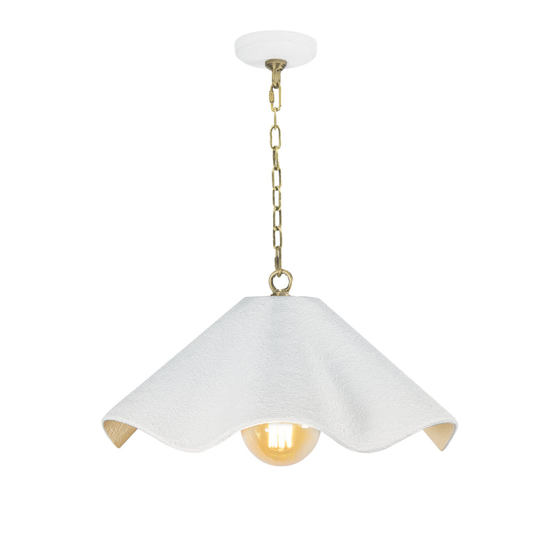 Regina Andrew 16-1506 One Light Pendant, White