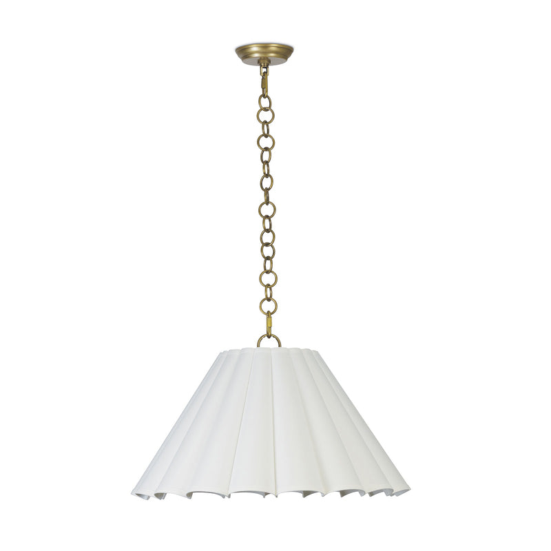 Regina Andrew 16-1548NB Three Light Pendant, White