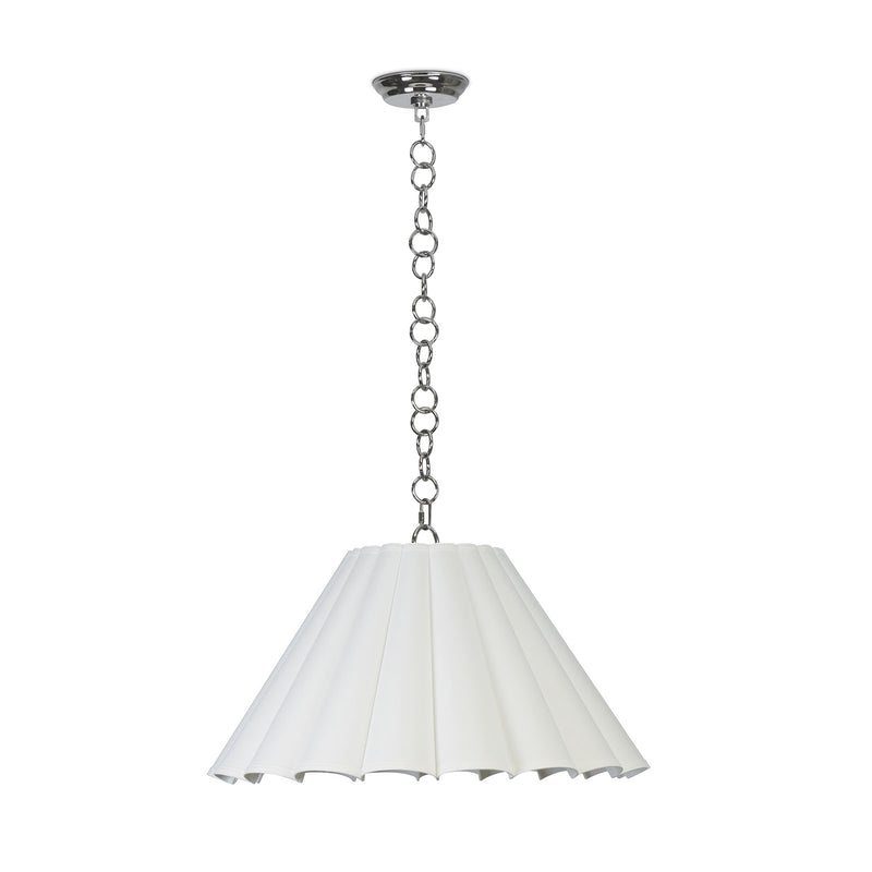 Regina Andrew 16-1548PN Three Light Pendant, White