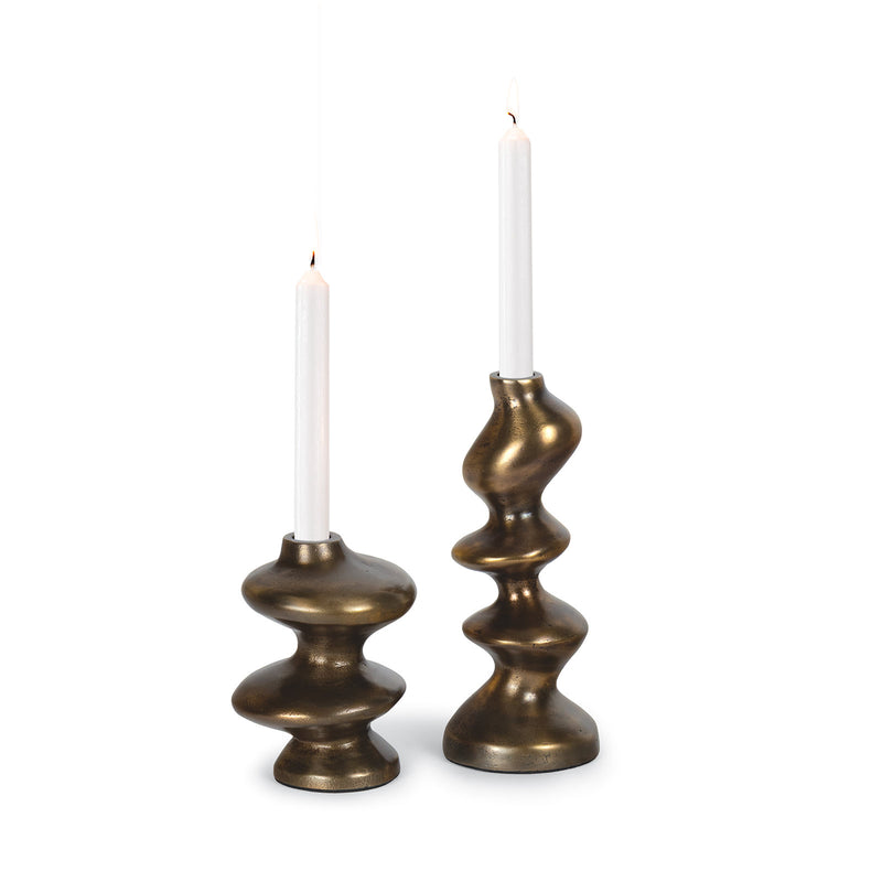 Regina Andrew 20-1668BRS Candle Holder Set, Brass