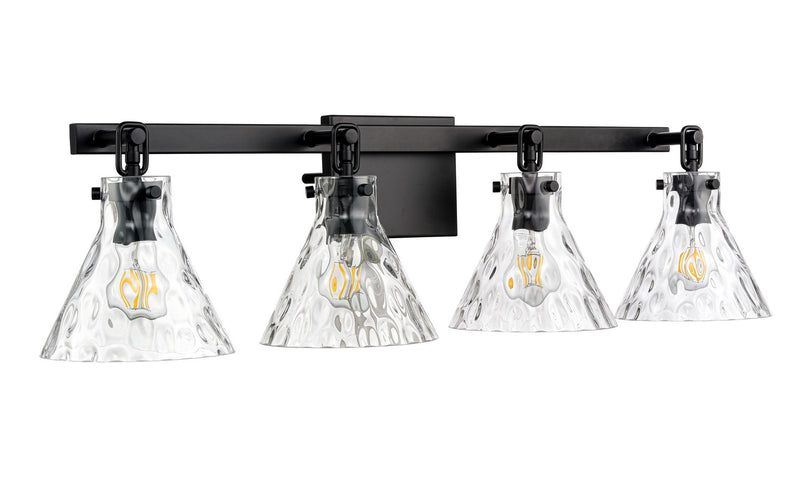 Millennium 20004-MB Four Light Vanity, Matte Black