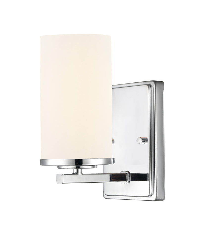 Millennium 2701WG-CH One Light Wall Sconce, Chrome