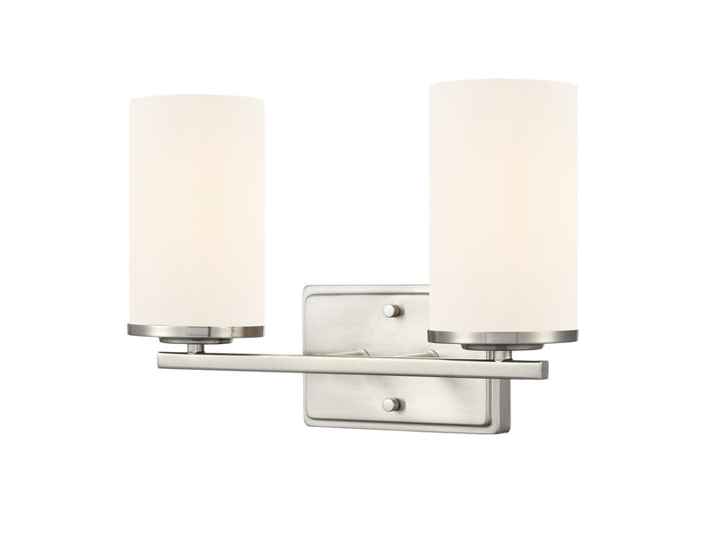 Millennium 2702WG-BN Two Light Vanity, Brushed Nickel