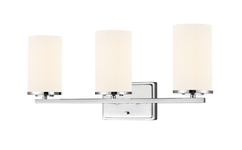 Millennium 2703WG-CH Three Light Vanity, Chrome