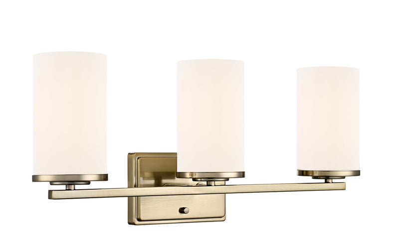 Millennium 2703WG-MG Three Light Vanity, Modern Gold