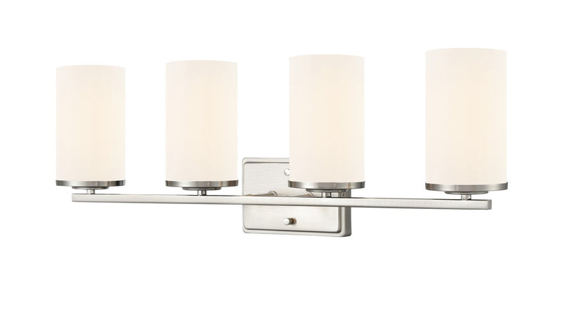 Millennium 2704WG-BN Four Light Vanity, Brushed Nickel