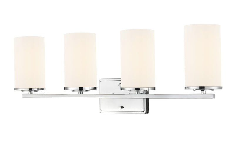 Millennium 2704WG-CH Four Light Vanity, Chrome