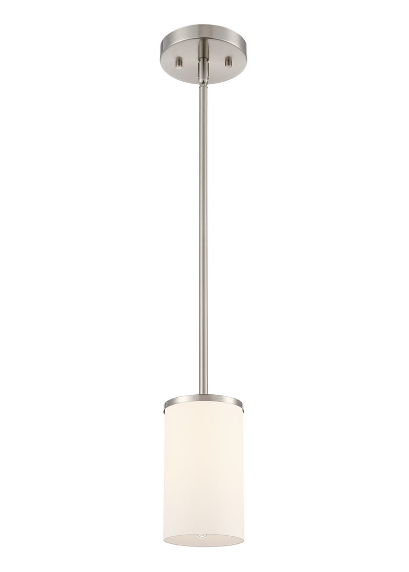 Millennium 2711WG-BN One Light Mini Pendant, Brushed Nickel