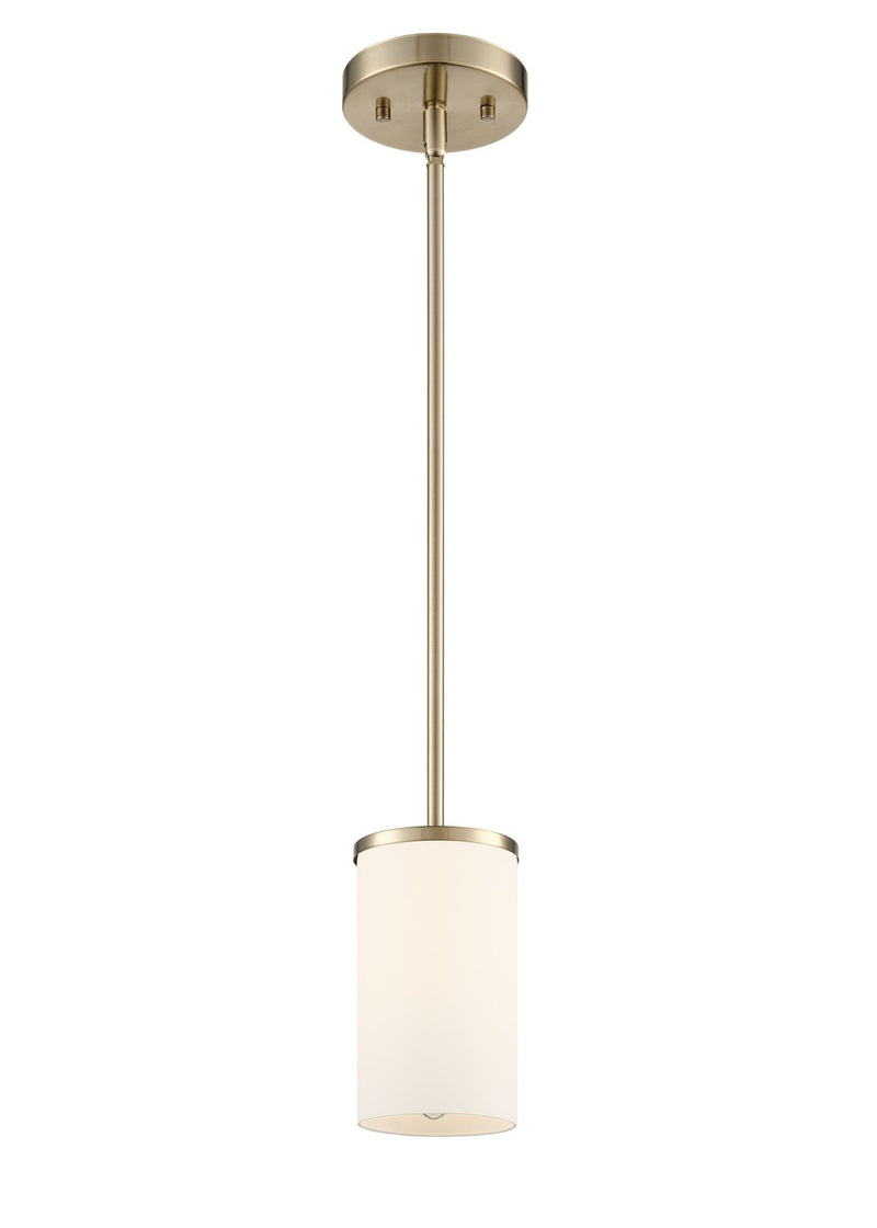 Millennium 2711WG-MG One Light Mini Pendant, Modern Gold