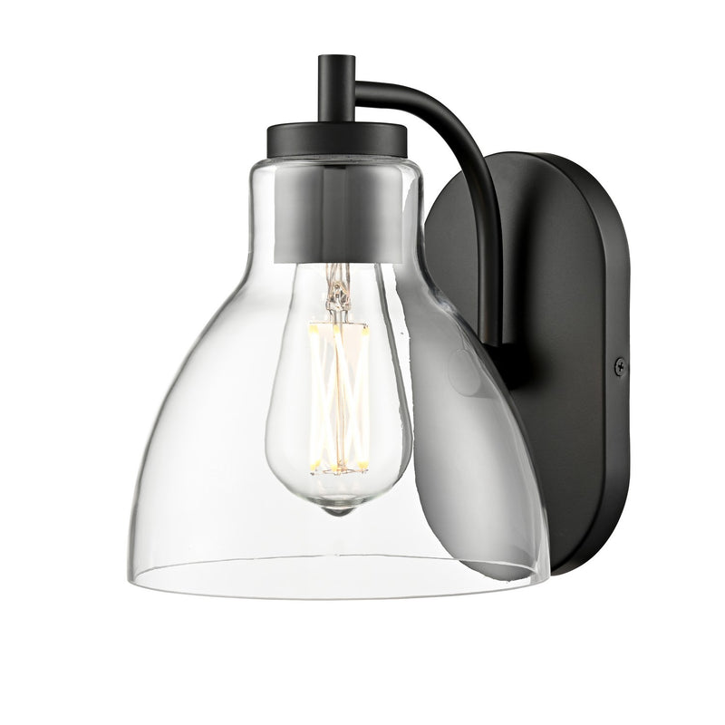 Millennium 6201-MB One Light Wall Sconce, Matte Black