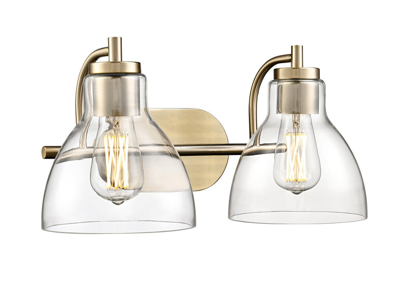 Millennium 6202-MG Two Light Vanity, Modern Gold