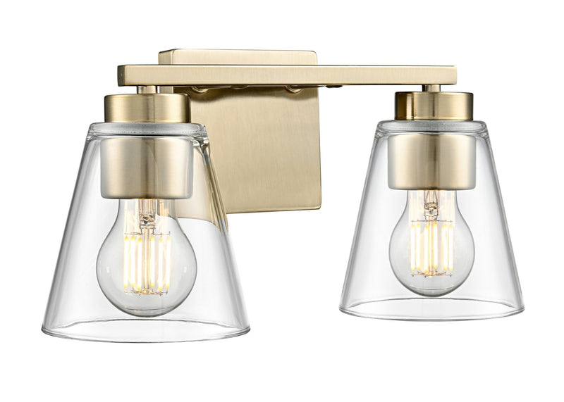 Millennium 64002-MG Two Light Vanity, Modern Gold