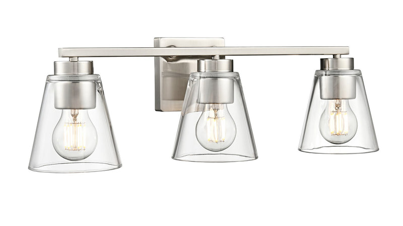 Millennium 64003-BN Three Light Vanity, Brushed Nickel
