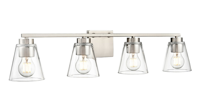 Millennium 64004-BN Four Light Vanity, Brushed Nickel
