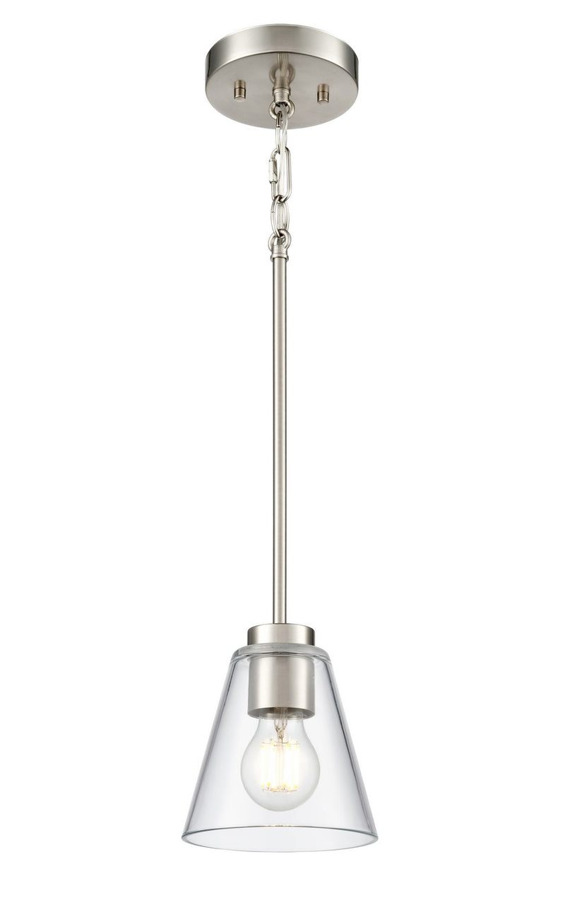 Millennium 64101-BN One Light Mini Pendant, Brushed Nickel
