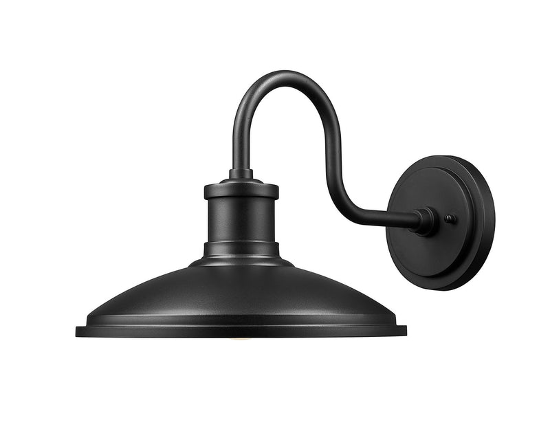 Millennium 81201-TBK One Light Outdoor Wall Sconce, Textured Black