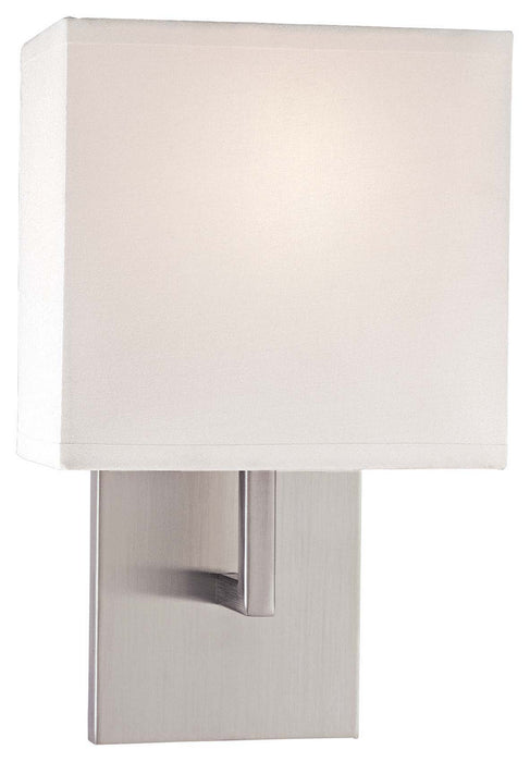 George Kovacs P470-084 One Light Wall Sconce, Brushed Nickel