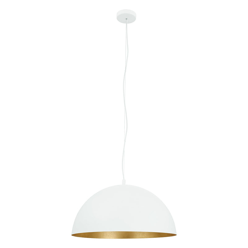 Eglo USA 204322A One Light Pendant, White