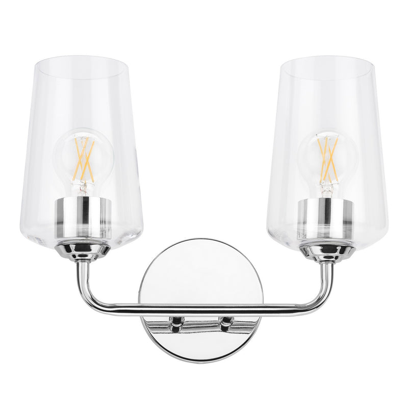 Progress Lighting P300540-015 Two Light Bath & Vanity, Polished Chrome