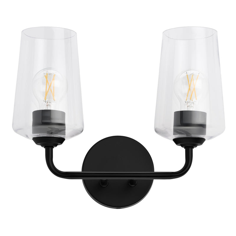 Progress Lighting P300540-031 Two Light Bath & Vanity, Black