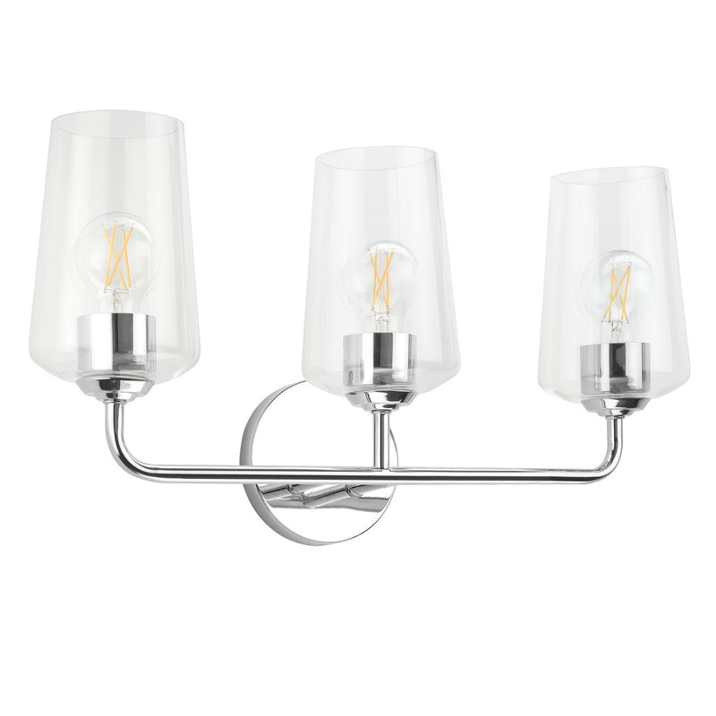 Progress Lighting P300541-015 Three Light Bath & Vanity, Polished Chrome