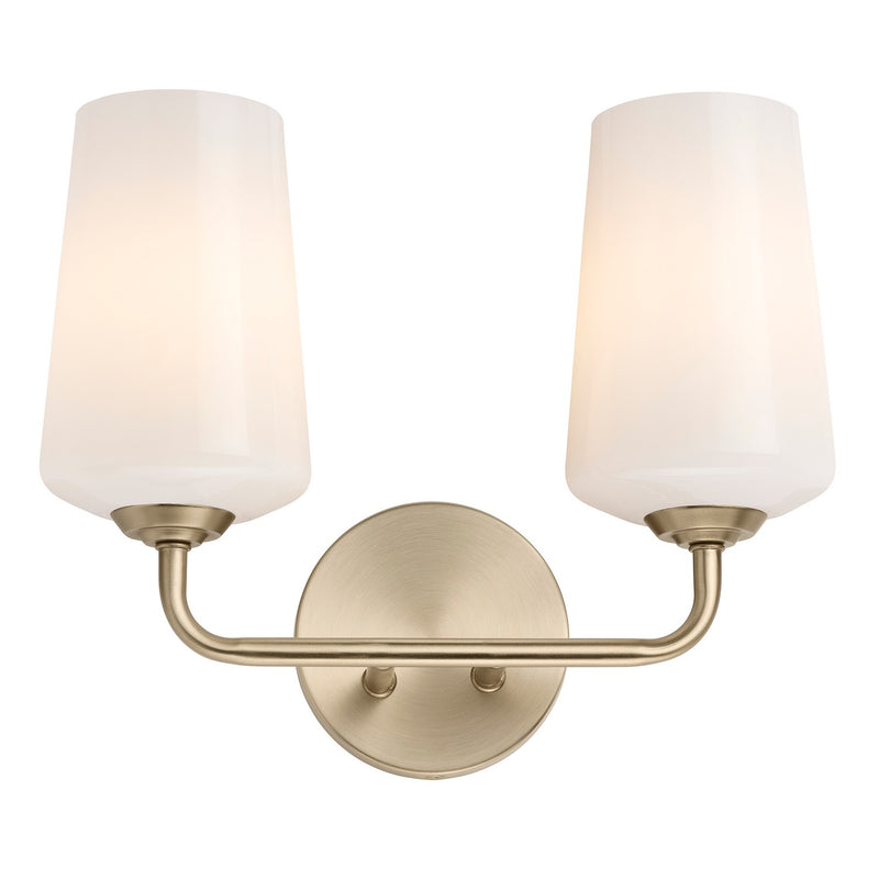 Progress Lighting P300543-177 Two Light Bath & Vanity, Champagne Bronze
