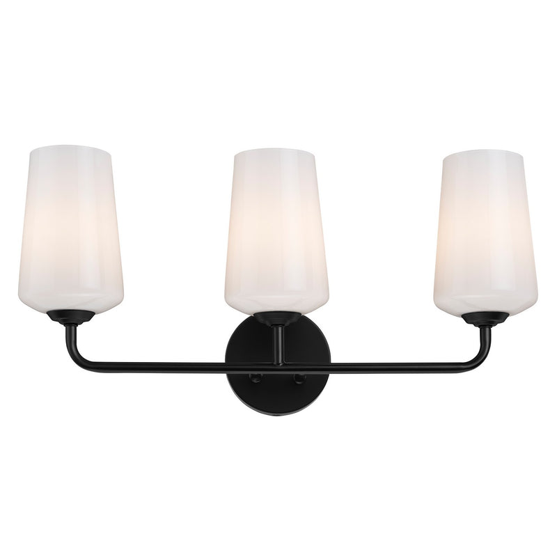 Progress Lighting P300544-031 Three Light Bath & Vanity, Black
