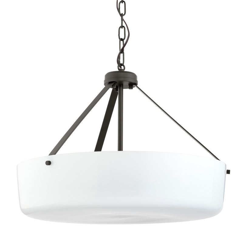 Progress Lighting P500508-020 Three Light Convertible Pendant, Antique Bronze