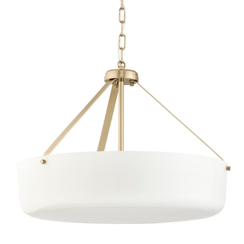 Progress Lighting P500508-177 Three Light Convertible Pendant, Champagne Bronze