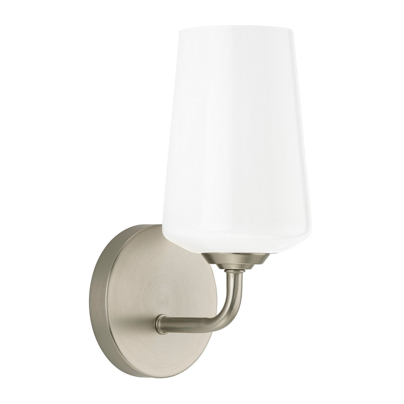 Progress Lighting P710149-009 One Light Wall Sconce, Brushed Nickel
