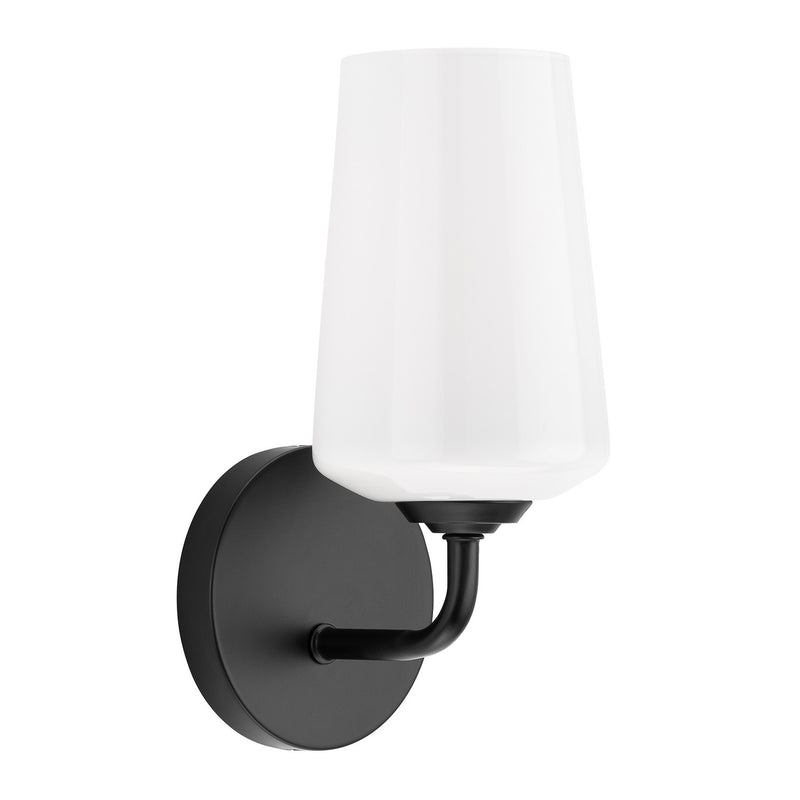 Progress Lighting P710149-031 One Light Wall Sconce, Black